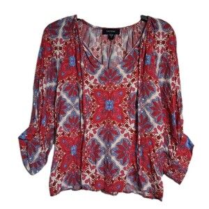 Women's Karen Kane 3/4 Sleeve Blouse Top Size S